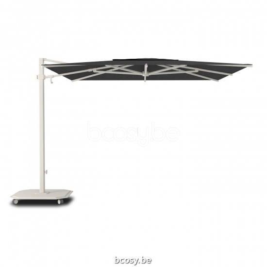  Jardinico JCP301 300x300 Quadratischer Freiarmsonnenschirm Freiarmschirm 3x3 Sonnenschirmmast Leinenfarben Pulverbeschichtetes Aluminium| Sonnenschirmbespannung-bezug-tuch-stoff Onyx Sunbrella Plus M.