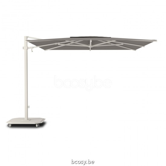  Jardinico JCP301 300x300 Quadratischer Freiarmsonnenschirm Freiarmschirm 3x3 Sonnenschirmmast Leinenfarben Pulverbeschichtetes Aluminium| Sonnenschirmbespannung-bezug-tuch-stoff Umber Sunbrella Plus .