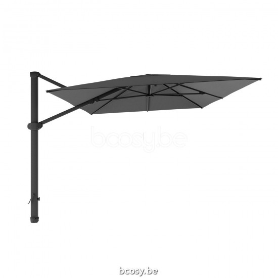  Jardinico LIMA 300x400 Rechteckiger Freiarmsonnenschirm Freiarmschirm 3x4 Sonnenschirmmast Schwarz Matt Pulverbeschichtetes Aluminium| Sonnenschirmbespannung-bezug-tuch-stoff Night Sunbrella.
