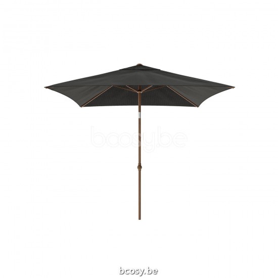  Jardinico MALIBU 240x240 Quadratischer Ampelschirm Mittelstocksonnenschirm Mittelstockschirm Teleskopschirm 2,4x2,4 Sonnenschirmmast Strukturiertes Aluminium Pulverbeschichtetes Teakholz-aussehend| S.