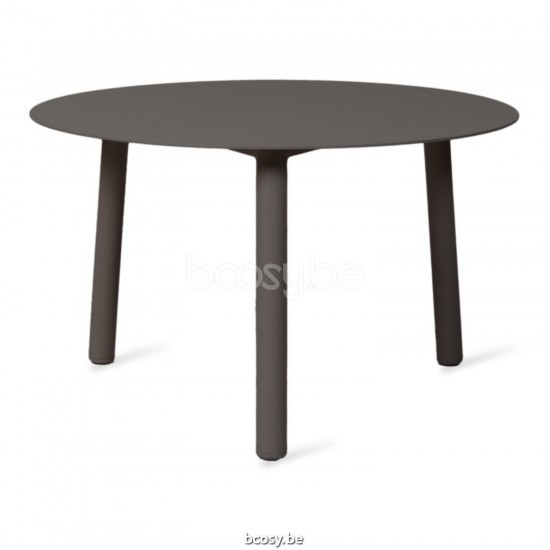 Vincent Sheppard Lilo Tables basses de jardin à café Cadre en Aluminium Gris fossile Dia 60.