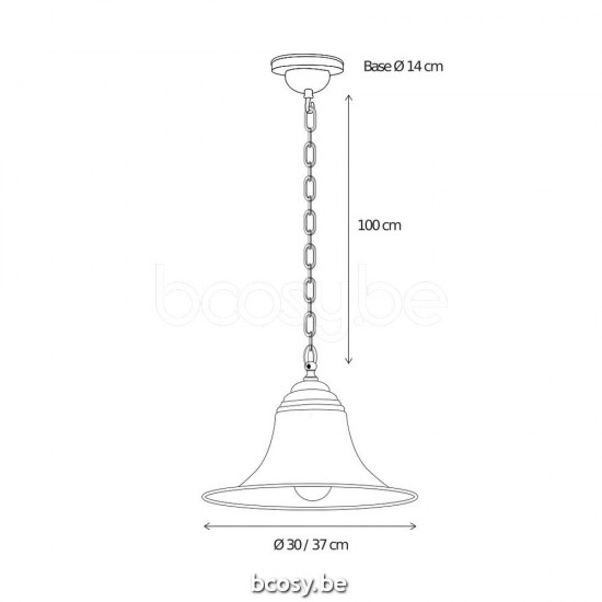 Authentage ELE0012E2 Authentage ELÉGANCE outdoor pendant lights lamps E27 Bronze Authentage Outdoor Pendant lamps Pendants.