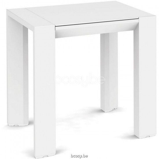 Diphano Metris banc de jardin 46x39 Cadre Aluminium blanc.