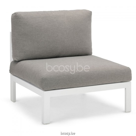 Diphano Cubic Modular small middle seat Aluminium White Frame.