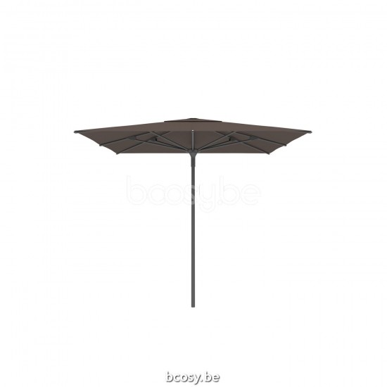 Jardinico AMALFI 250x250 Parasol À Mât Central Mât Antracite Toile Walnut Sunbrella.