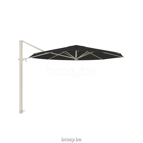 Jardinico ANTEGO 350XR Parasol Deporté Mât Lin Toile Black Classic-Acryl solids.