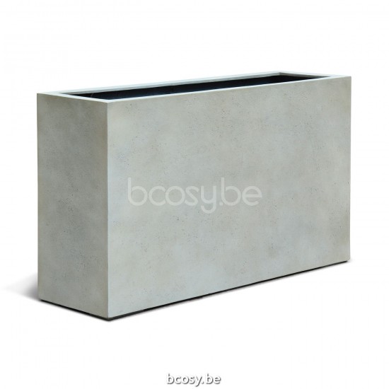 Jardinico CUBO Rechteckiger Pflanzentopf Groß 150x45x90 Panna.