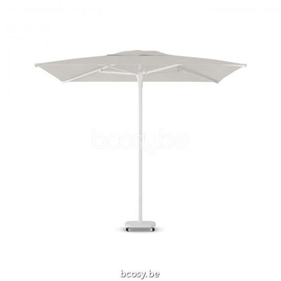 Jardinico JCP102 230x230 Square Centerpost Parasol Pole White Canopy Cotton Sunbrella Plus Marine cat3.