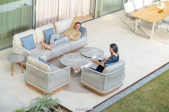 Jati Kebon Ronda Garten Couchtisch Tischplatte Keramik.