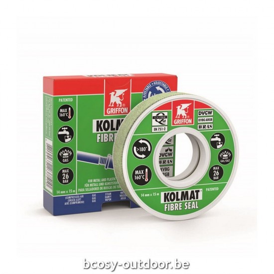 Griffon Kolmat geimpregneerde, vezelversterkte afdichtingsband 14mm x 15m.