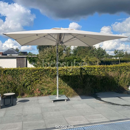 TUUCI Parasols suspendus deportés pendants décentrés à mât libre flottants en aluminium.