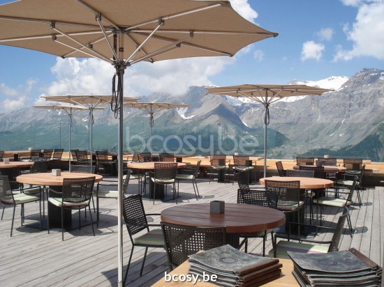 TUUCI Central centre aluminium pole Market sunshades Umbrellas.