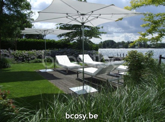 TUUCI centrale mast paal aluminium parasols.