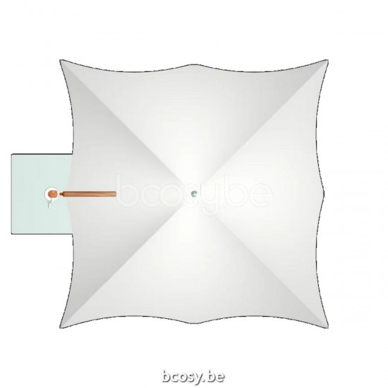 TUUCI Cantilever free pole Aluminium Umbrellas.