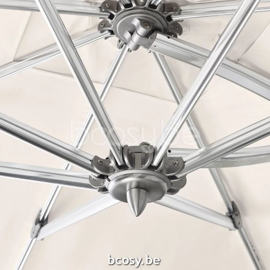 TUUCI Cantilever free pole Aluminium Umbrellas.