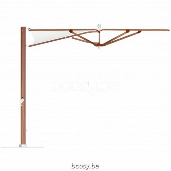 Tuuci Ocean Master Max Cantilever Square Plantation Aluma Teak 300X300.