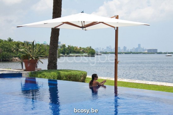 Tuuci Ocean Master Max Cantilever Square Plantation Aluma Teak.