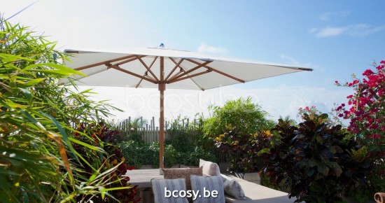 Tuuci Ocean Master Max Center Post Classic Nautical Teak Square.