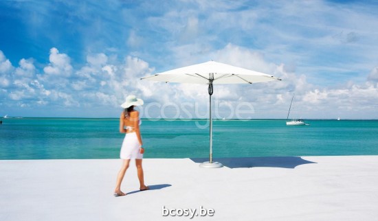 TUUCI centrale mast paal aluminium parasols.