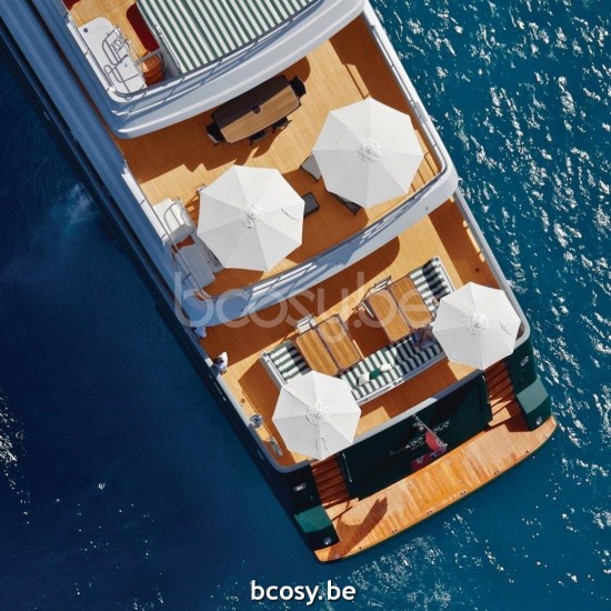 TUUCI centrale mast paal aluminium parasols.