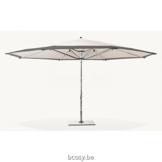 TUUCI Parasols droits à mât central en aluminium.