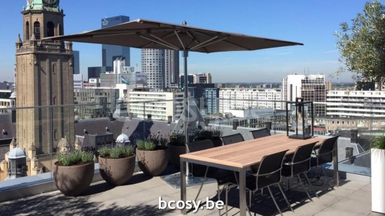 TUUCI centrale mast paal aluminium parasols.