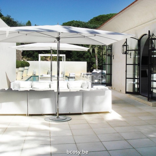 TUUCI centrale mast paal aluminium parasols.