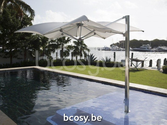 TUUCI centrale mast paal aluminium parasols.