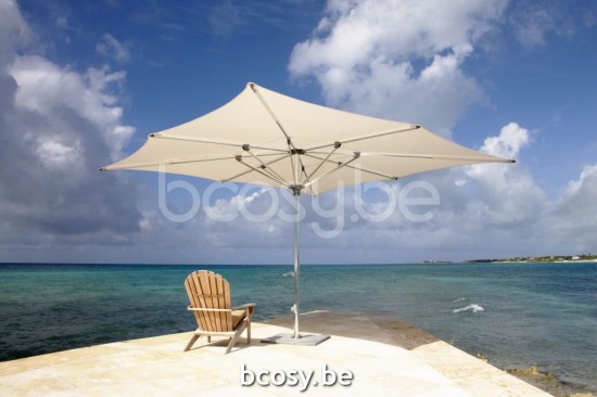 TUUCI centrale mast paal aluminium parasols.