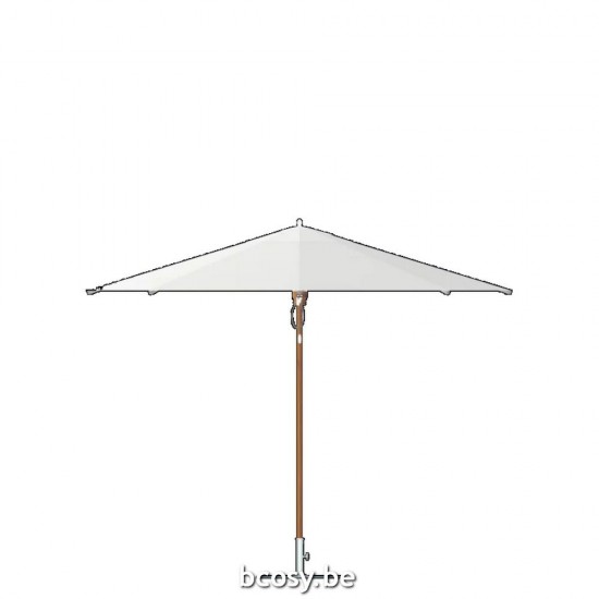 TUUCI Parasols droits à mât central en bois.