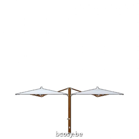 TUUCI Parasols suspendus deportés pendants décentrés à mât libre flottants en aluminium.