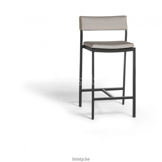 Diphano Metris tabouret de bar 62h Cadre Aluminium Lava.