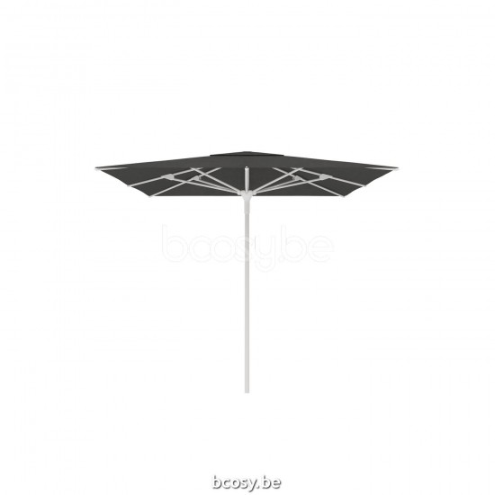 Jardinico AMALFI 250x250 Square Centerpost Parasol Pole White Canopy Night Sunbrella.