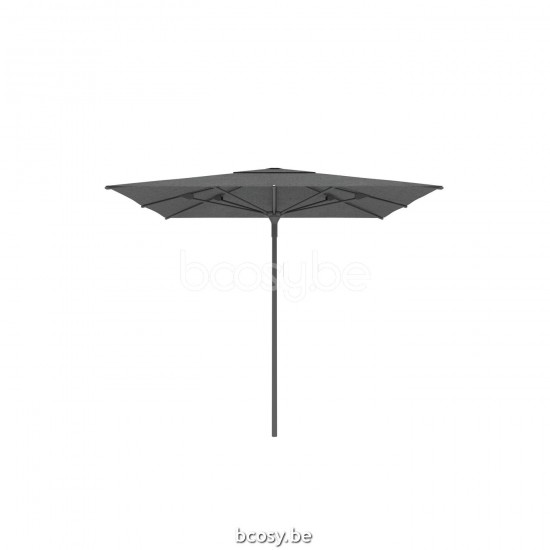Jardinico AMALFI 250x250 Square Centerpost Parasol Pole Anthracite Canopy Steel Sunbrella.