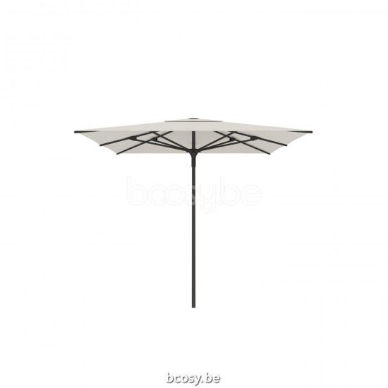 Jardinico AMALFI 250x250 Square Centerpost Parasol Pole Black Canopy Natural Classic-Acryl solids.