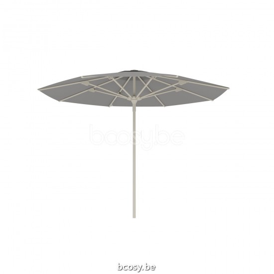 Jardinico AMALFI 300XR Round Centerpost Parasol Pole Linen Canopy Gris Nature Classic-Acryl solids.