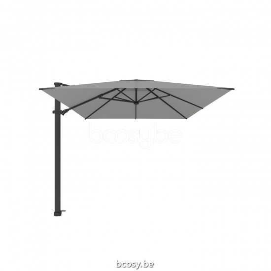 Jardinico ANTEGO 200x300 Rectangular Cantilever Parasol Pole Black Canopy Gris Nature Classic-Acryl solids.