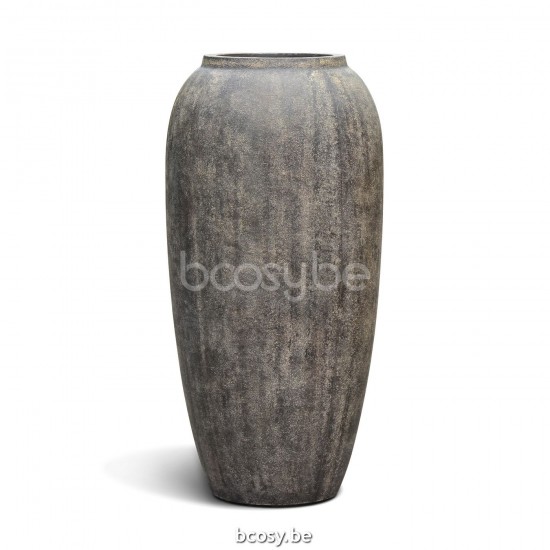  Jardinico ANTICO Runder Pflanzentopf Und Blumentopf Für Draußen ø55 x 112 Vase ø55 x 112 Bronzo.