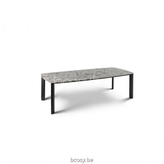 Jati Kebon Tofino Alu Table de jardin.