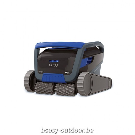 Afslag bij Bcosy voor Zwembadrobot Dolphin M700 automatische bodemzuiger.