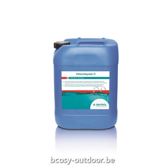 Promoprijzen bij Bcosy op Bayrol ZwembadChloortabletten Chloriliquide C vloeibaar.