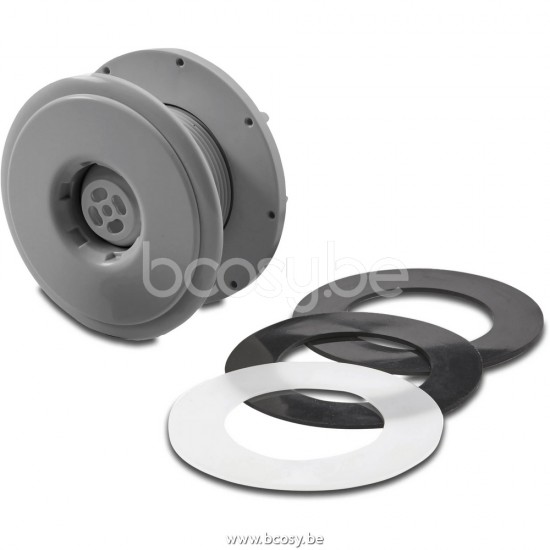 Laagste prijs garantie voor Ocean Inlaatbevestiging ABS 2" buitendraad grijs Roestvrij stalen inzetstukken A4 type Standard met RVS M5 draad