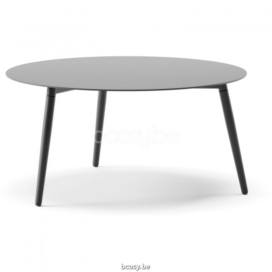 Diphano Ray table basse S 80xR (35,5h) Cadre Aluminium Lava Dessus Aluminium Lava.