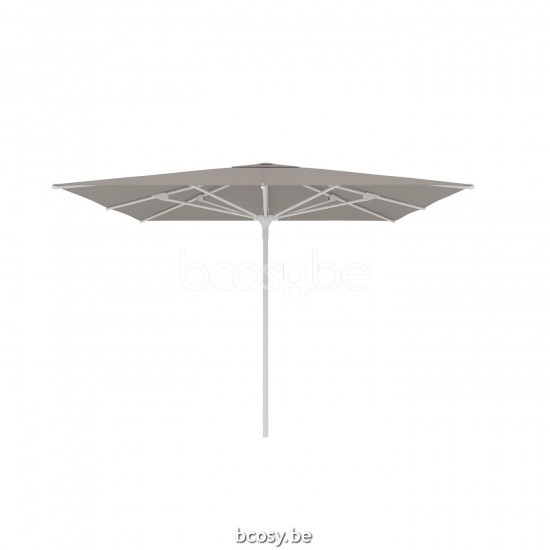 Jardinico AMALFI 300x300 Quadratischer Ampelschirm Weisser Mast Stoff Cloud Sunbrella.