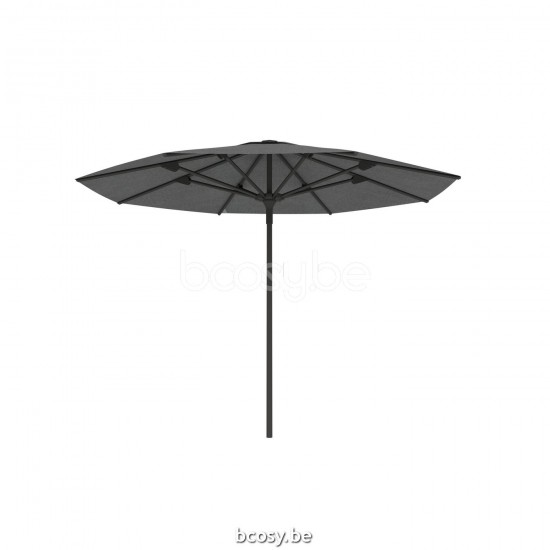 Jardinico AMALFI 300XR Runder Ampelschirm Schwarzer Mast Stoff Steel Sunbrella.