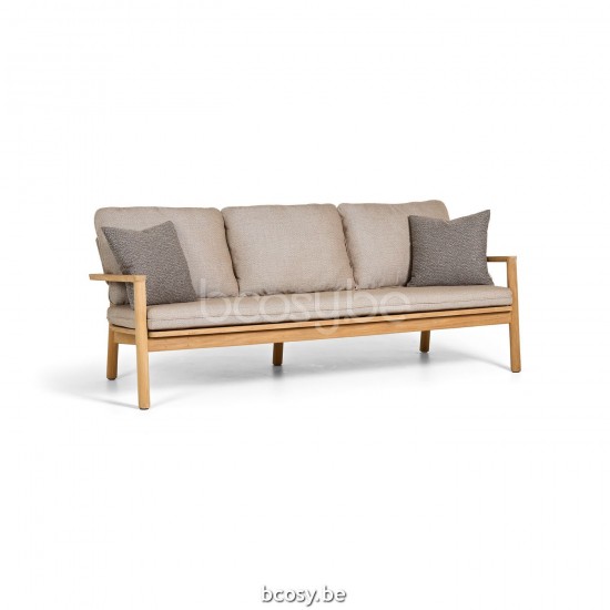 Jati Kebon Lynn Teak Sofa 3-Sitzer.