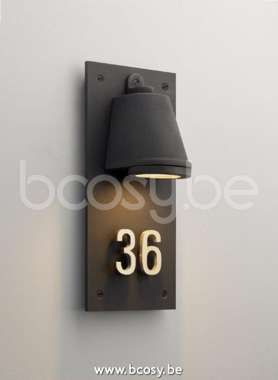 Tekna Nautic Spreaderlight Housenumber 12V-Led-rough dark bronze.