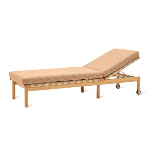 Vincent Sheppard Oda lits de jardin bain de soleil Fauteuils de relaxation chaises longues cadre en Bande De Tissu Flax Polyp