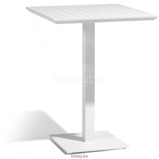 Diphano Metris high bistro table H (72x72) Aluminium White Frame.