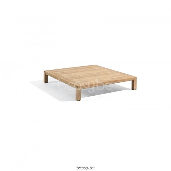 Diphano Natural lounge table Z 90x90 Natural Teak Frame Top Natural Teak.
